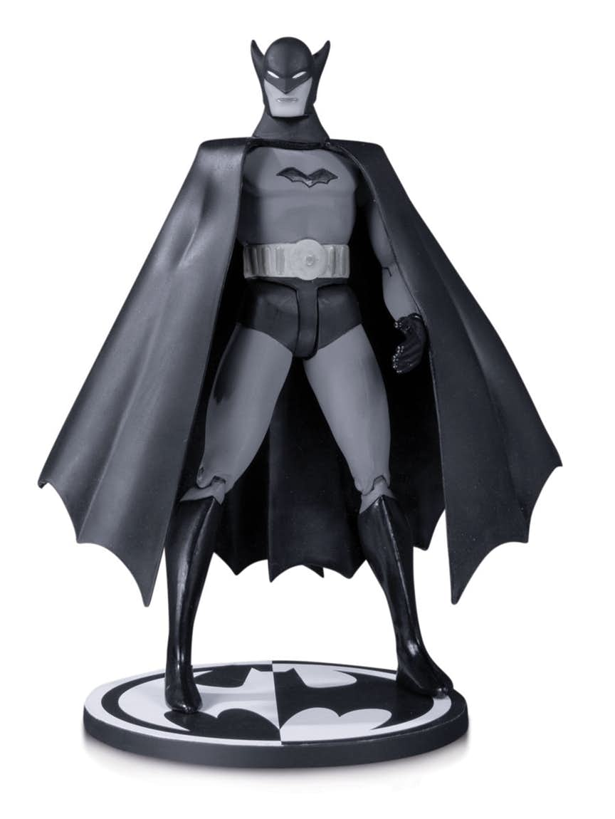 BATMAN BLACK & WHITE FIRST APPEARANCE BATMAN BY BOB KANE ACTION FIGURE