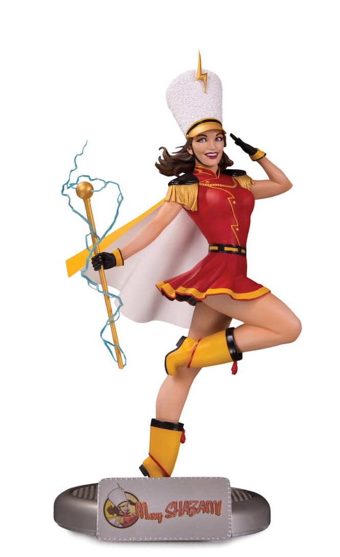 DC Bombshells Mary Shazam! statue