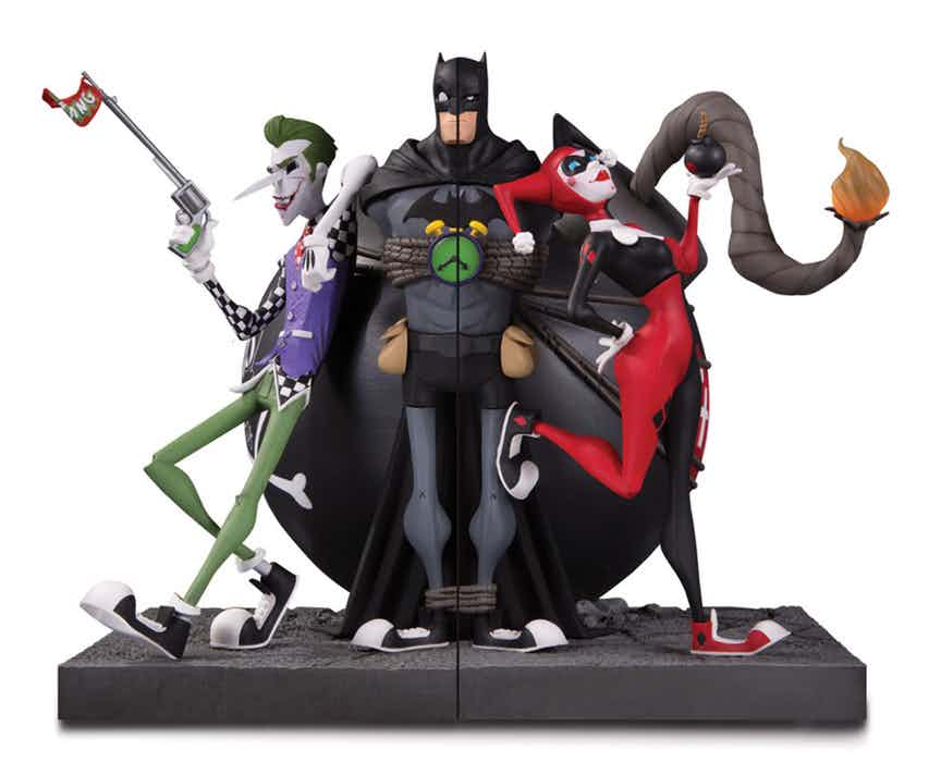 Joker and Harley Quinn Bookends