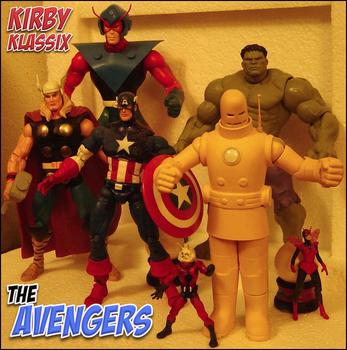 Kirby Klassix Avengers custom action figures