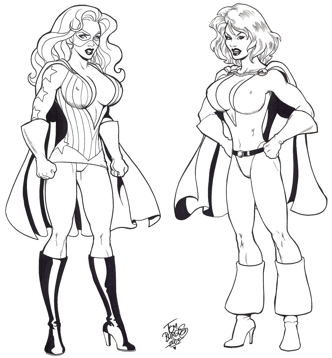 Ms V & Power Girl