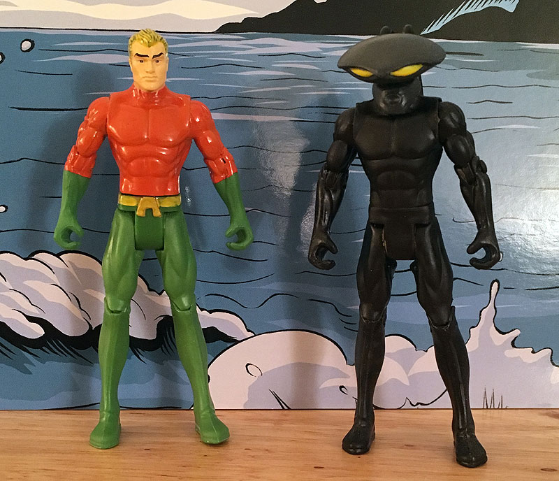 Aquaman and  Black Manta