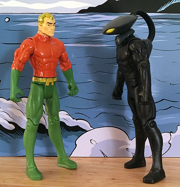 Aquaman and  Black Manta