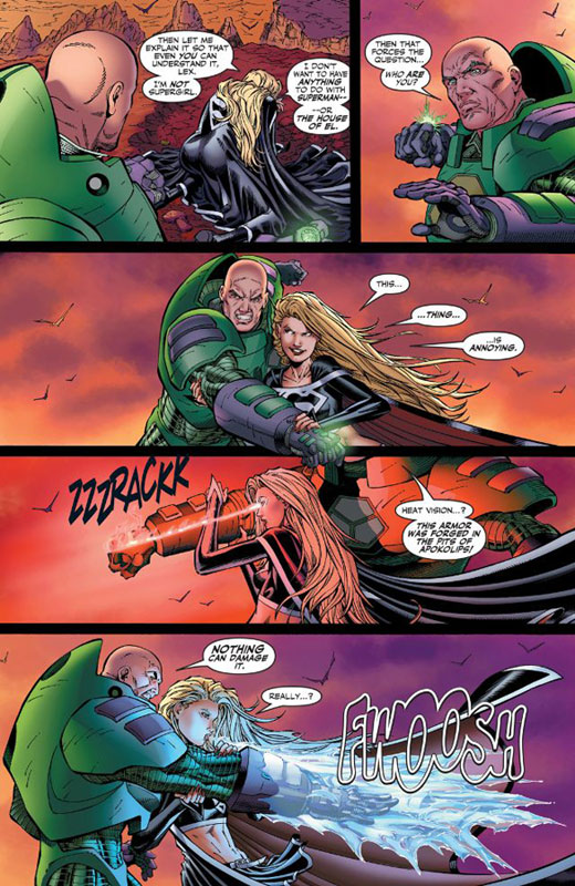 Lex Luthor vs Evil Supergirl