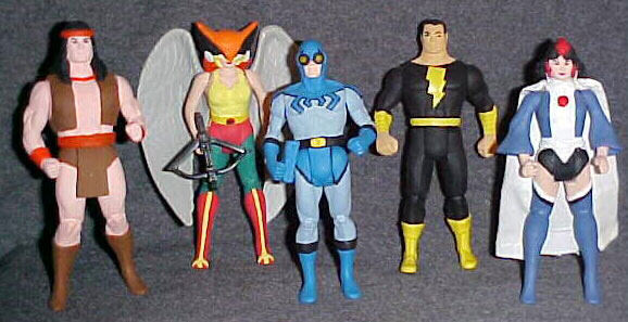 Apache Chief, Hawkwoman, Blue Beetle, Black Adam, Zatanna