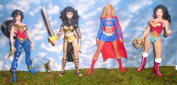 Wonder Woman and Supergirl