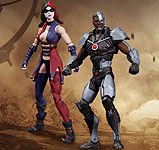 Harley Quinn, Cyborg - Injustice - DC Collectibles
