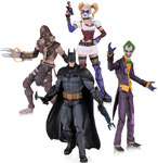 Batman, Scarecrow, Harley Quinn, Joker - Batman: Arkham Asylum - DC Collectibles
