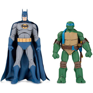 Batman and Leonardo - Batman vs Teenage Mutant Ninja Turtles - DC Collectibles