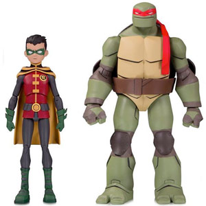 Robin and Raphael - Batman vs Teenage Mutant Ninja Turtles - DC Collectibles