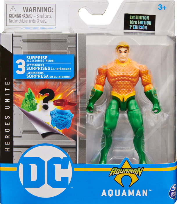2020 DC Spin Master Aquaman 1st Edition Heroes Unite Action Figure for sale online 