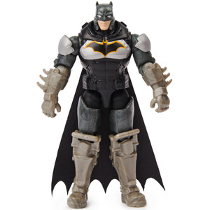 2020 Batman  Spin Master 4” Caped Crusader Action Figure DC Wave FULL BODY ARMOR 